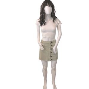 Altar’d State Button Front Skirt